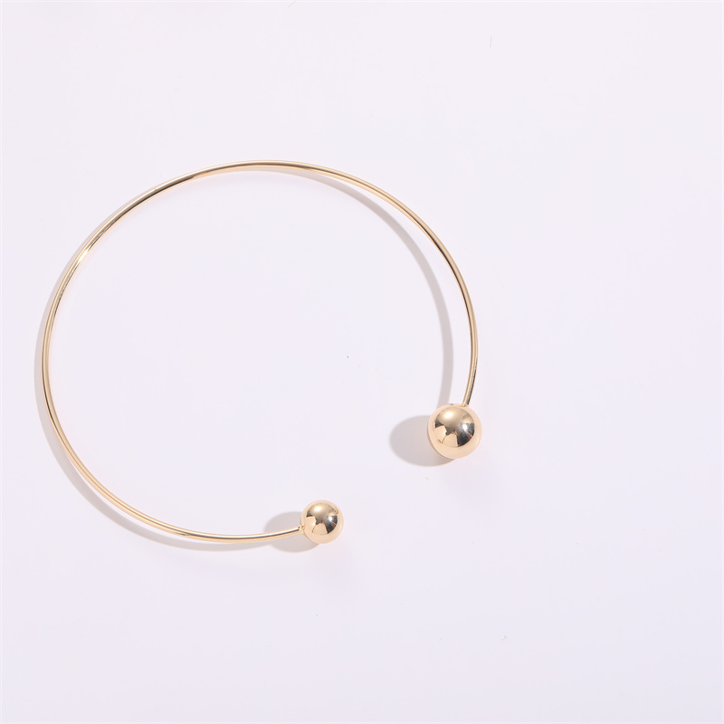 Fashion Round Metal Copper Plating Womenu0027S Choker 1 Piece