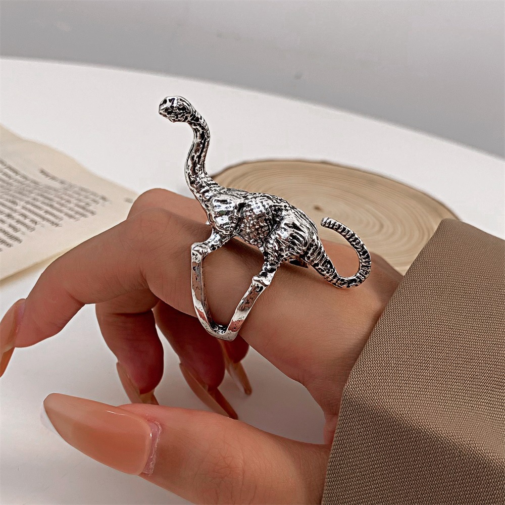 Retro Dinosaur Alloy Womenu0027S Rings 1 Piece