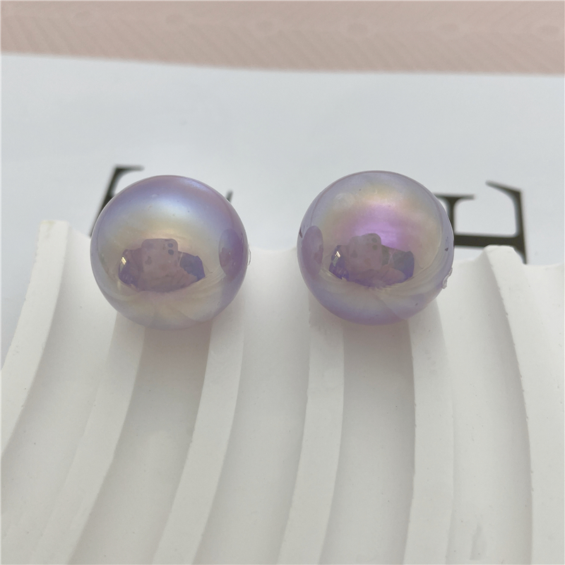 Cute Round Artificial Pearl Womenu0027S Ear Studs 1 Pair