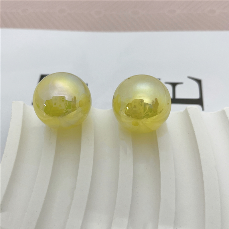 Cute Round Artificial Pearl Womenu0027S Ear Studs 1 Pair