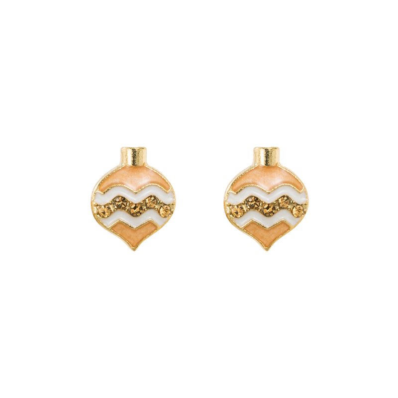 Simple Style Geometric Bottle Alloy Enamel Rhinestones Womenu0027S Ear Studs 1 Pair