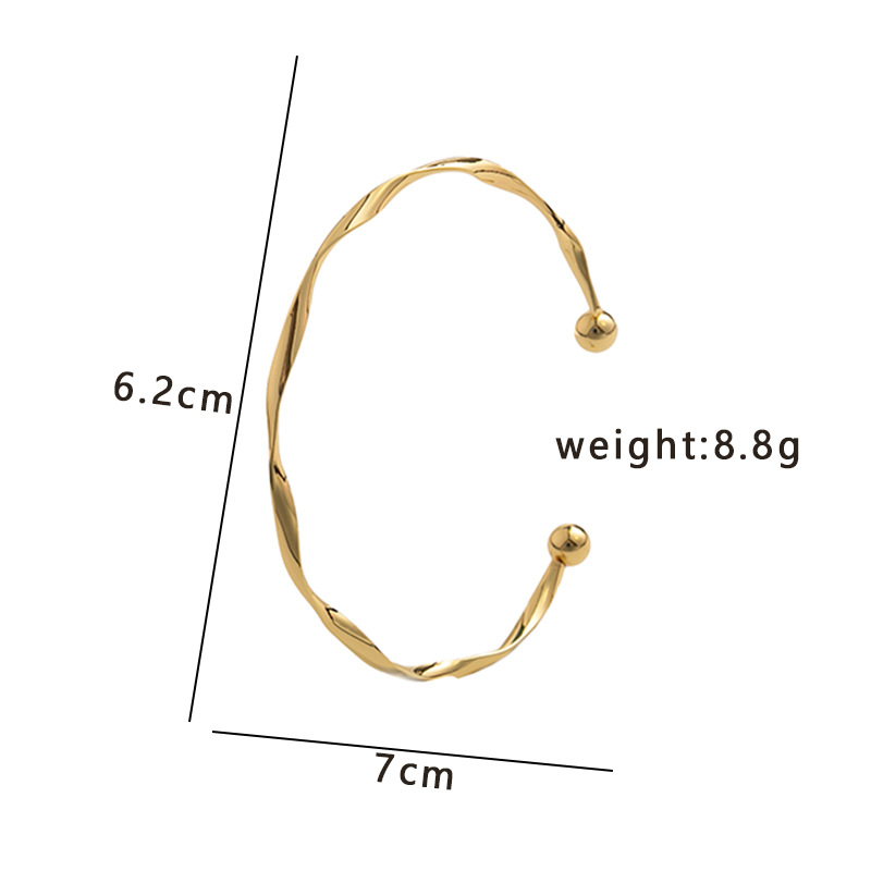 Simple Style Geometric Alloy Plating Womenu0027S Bangle 1 Piece