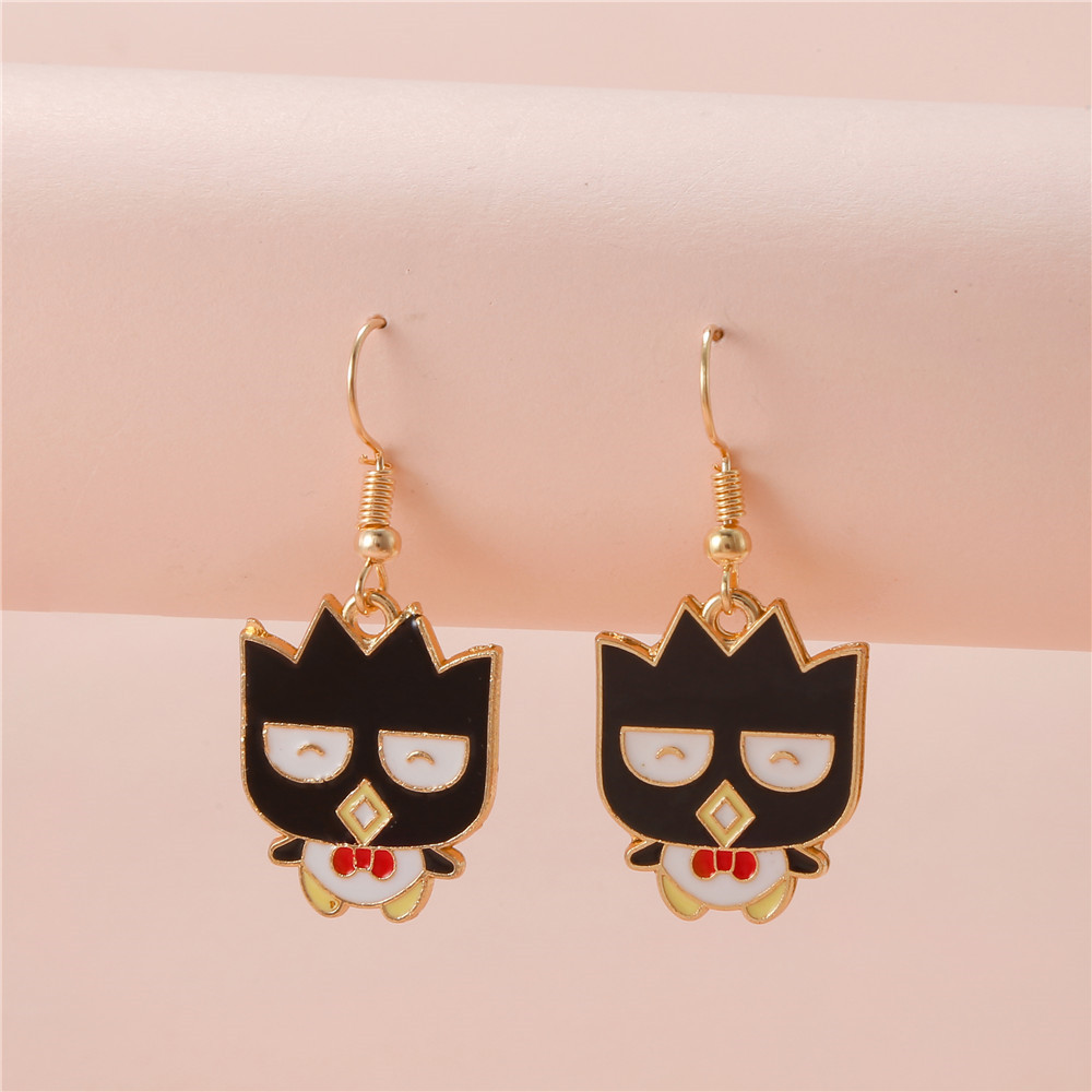 Sweet Cartoon Alloy Enamel Plating Womenu0027S Drop Earrings 1 Pair