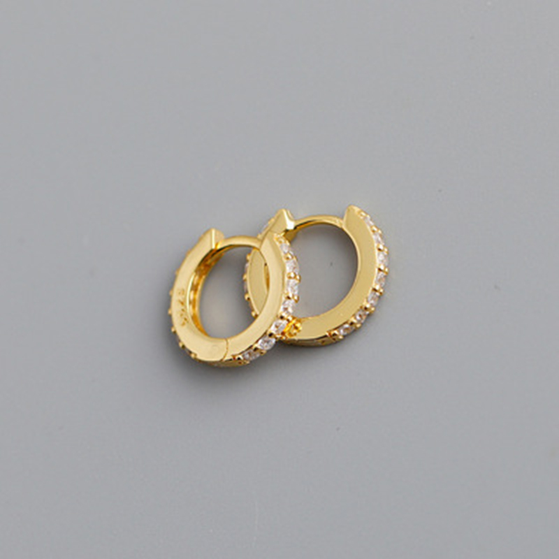 Simple Style Geometric Copper Plating Ear Studs 1 Pair