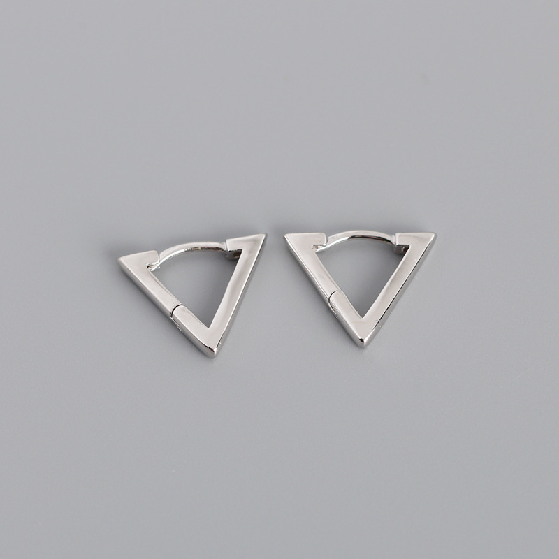 Simple Style Geometric Copper Plating Ear Studs 1 Pair