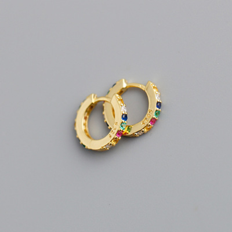 Simple Style Geometric Copper Plating Ear Studs 1 Pair