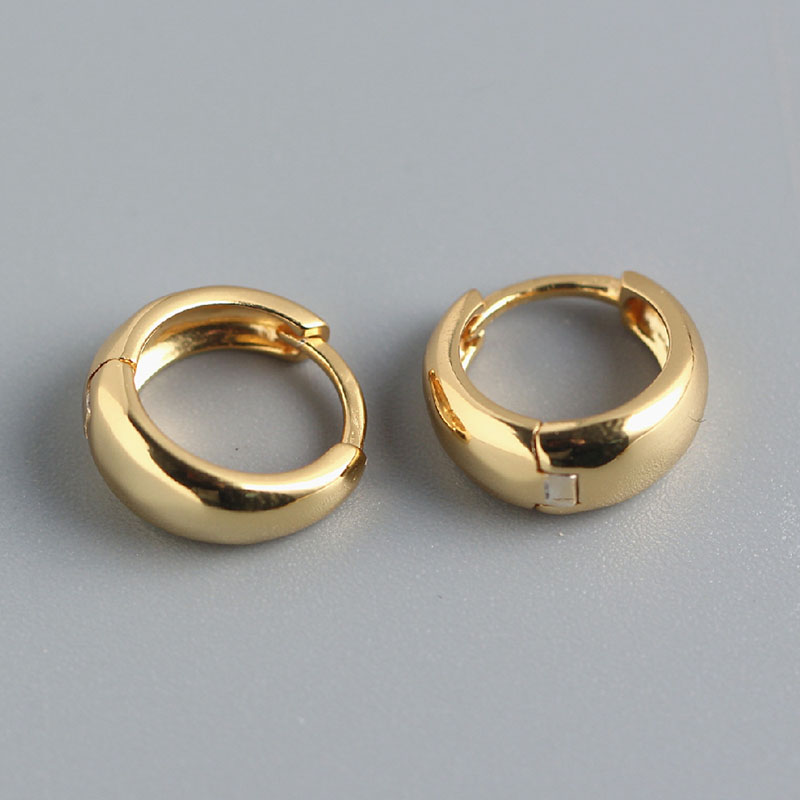 Simple Style Geometric Copper Plating Ear Studs 1 Pair