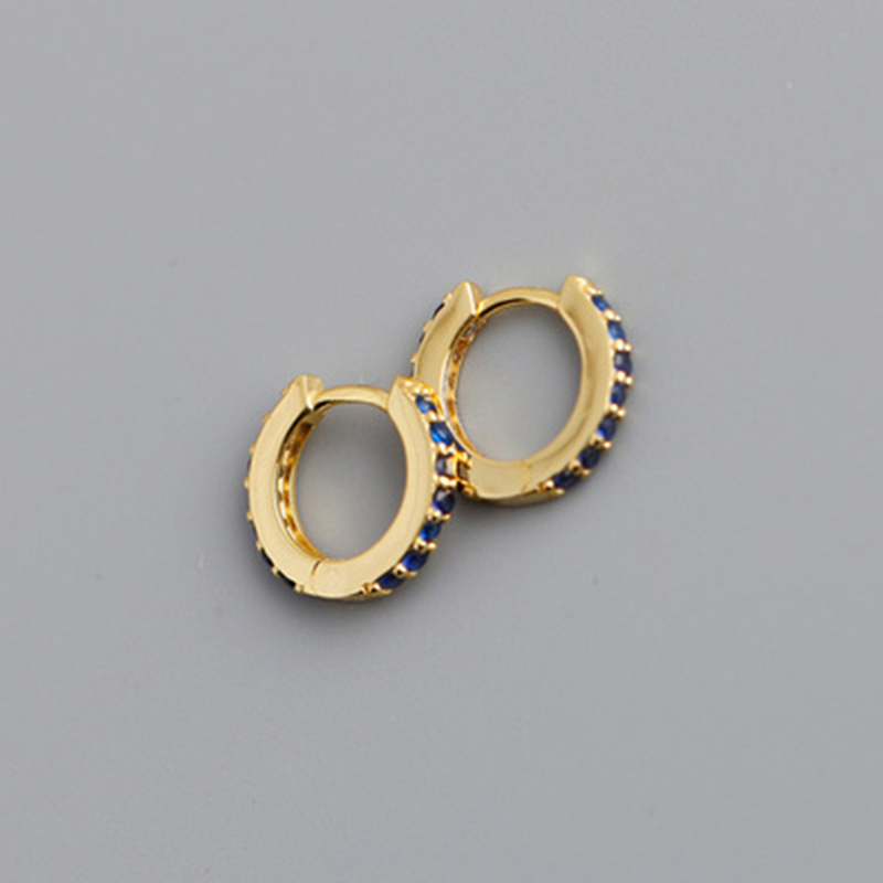 Simple Style Geometric Copper Plating Ear Studs 1 Pair