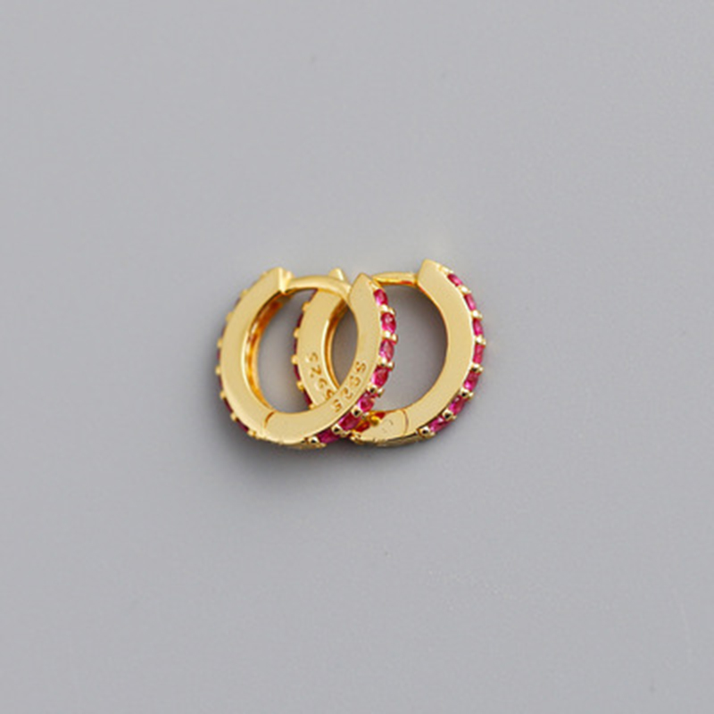 Simple Style Geometric Copper Plating Ear Studs 1 Pair