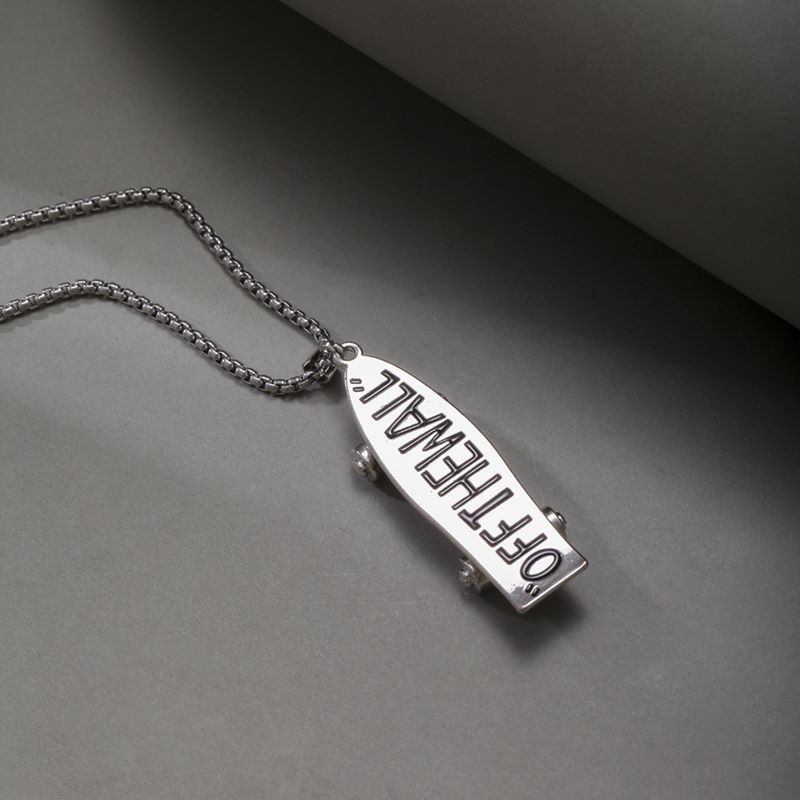 Hip-Hop Skateboard Alloy Titanium Steel Plating Sweater Chain 1 Piece
