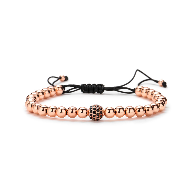 Fashion Crown Copper Plating Zircon Bracelets