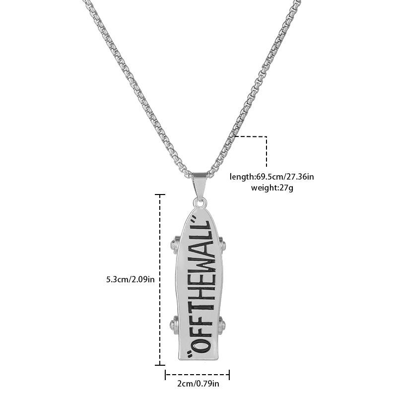 Simple Style Smiley Face Feather Airplane Titanium Steel Plating Inlay Turquoise Sweater Chain 1 Pie