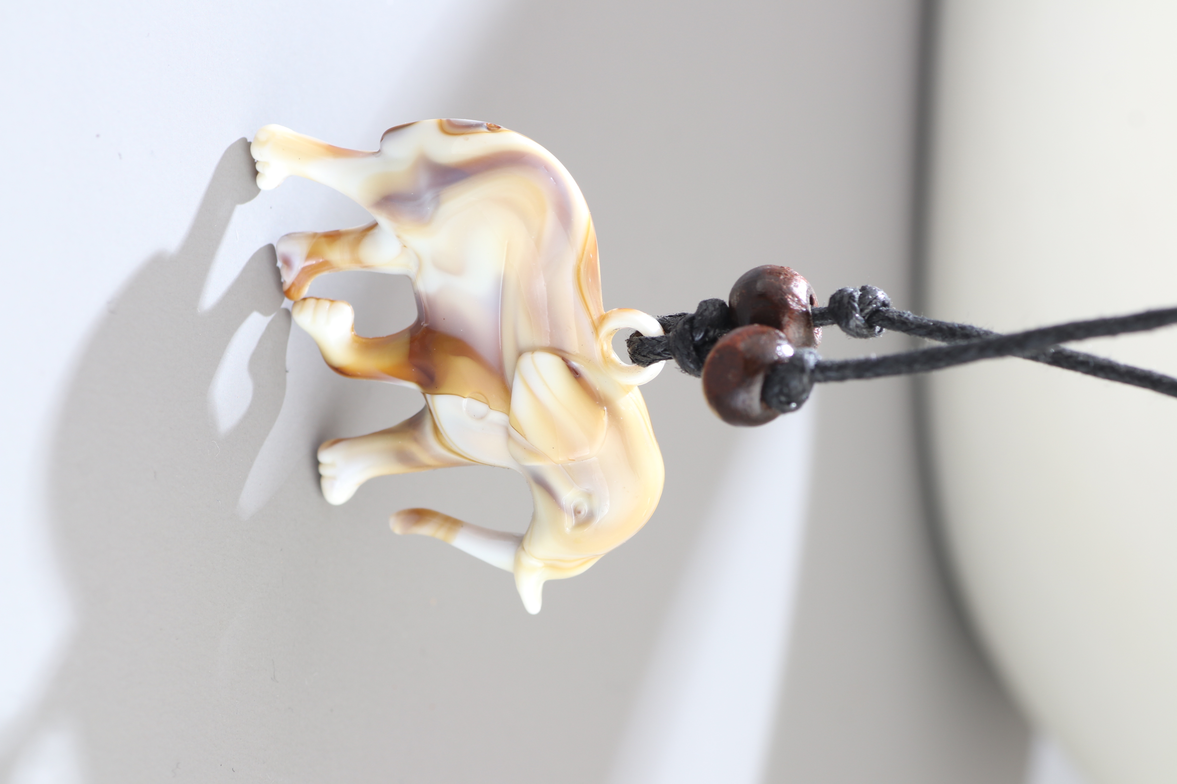 Ethnic Style Elephant Resin Unisex Pendant Necklace 1 Piece