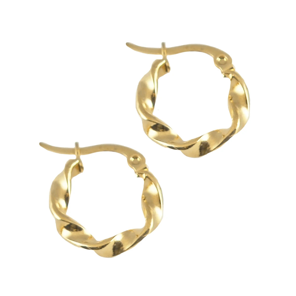 Fashion C Shape Alloy Plating Womenu0027S Earrings 1 Pair
