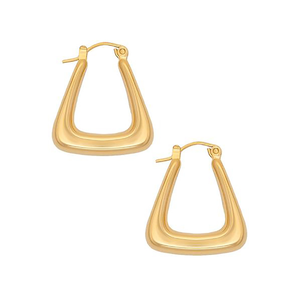 Fashion C Shape Alloy Plating Womenu0027S Earrings 1 Pair