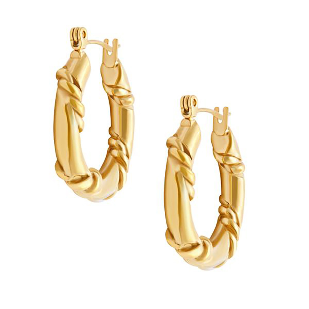 Fashion C Shape Alloy Plating Womenu0027S Earrings 1 Pair