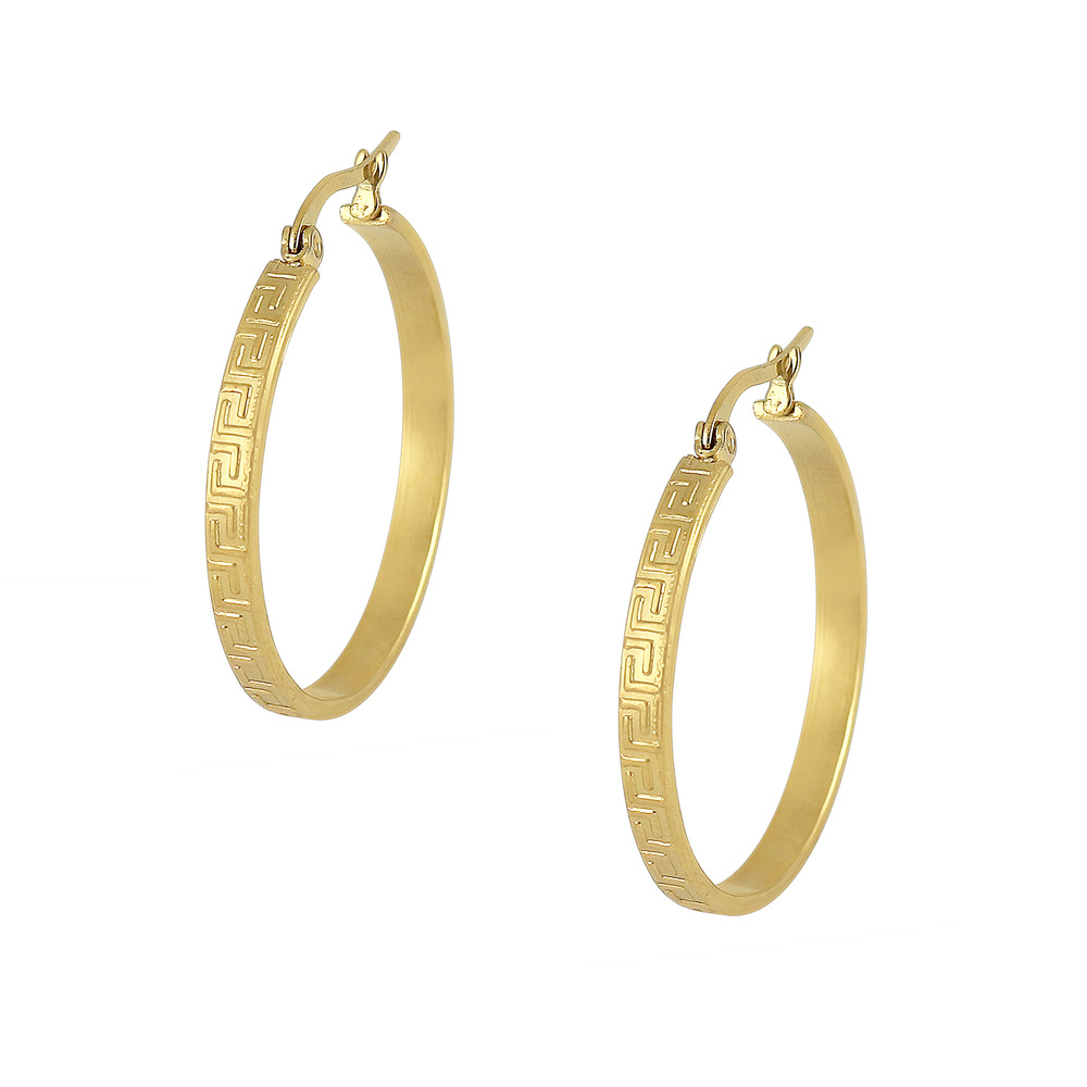 Fashion C Shape Alloy Plating Womenu0027S Earrings 1 Pair