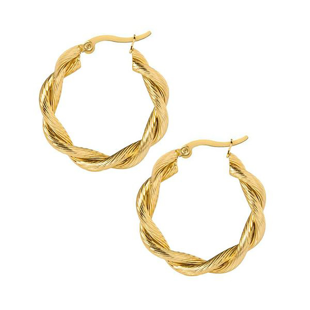 Fashion C Shape Alloy Plating Womenu0027S Earrings 1 Pair