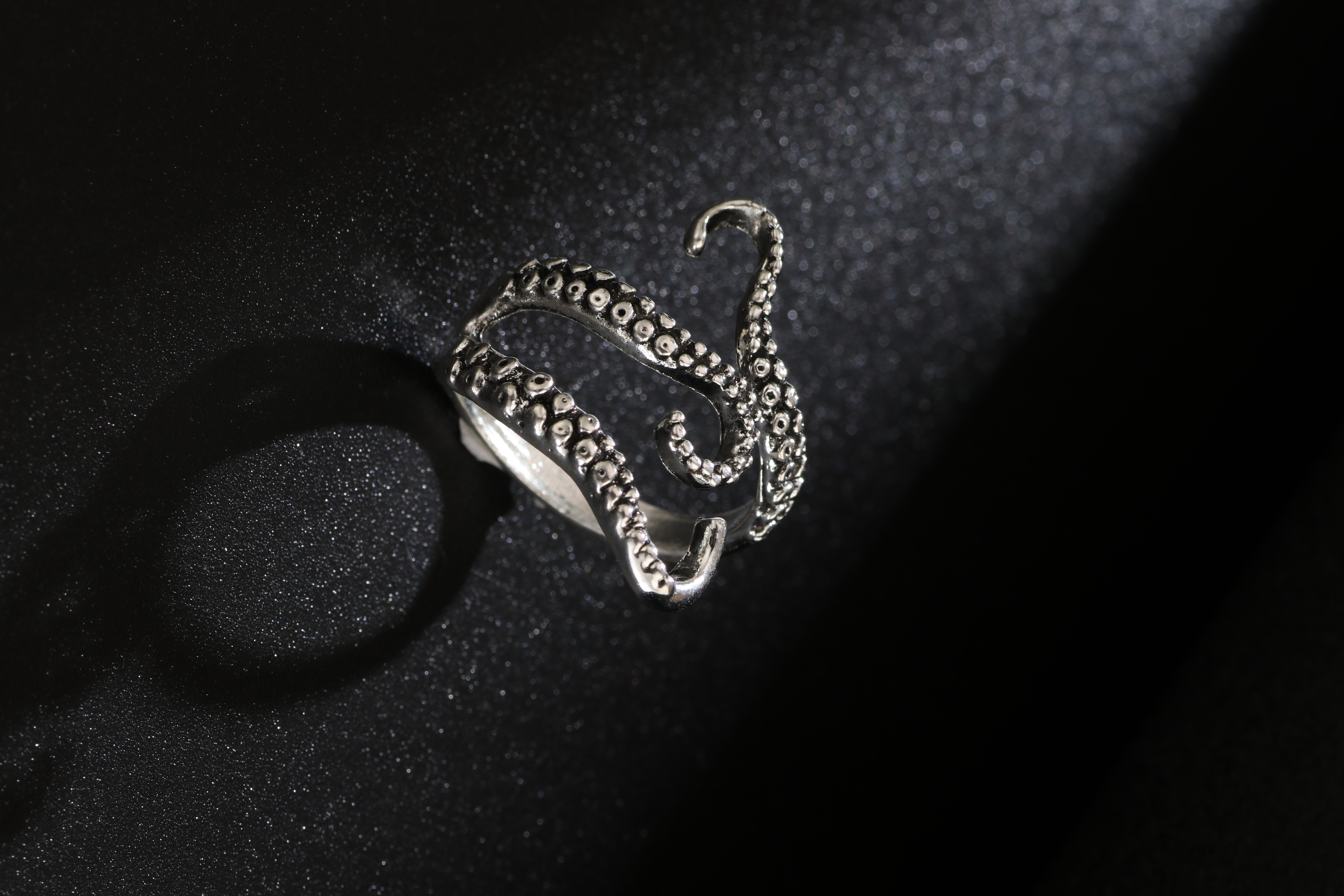 Casual Octopus Alloy Asymmetrical Unisex Open Ring 1 Piece