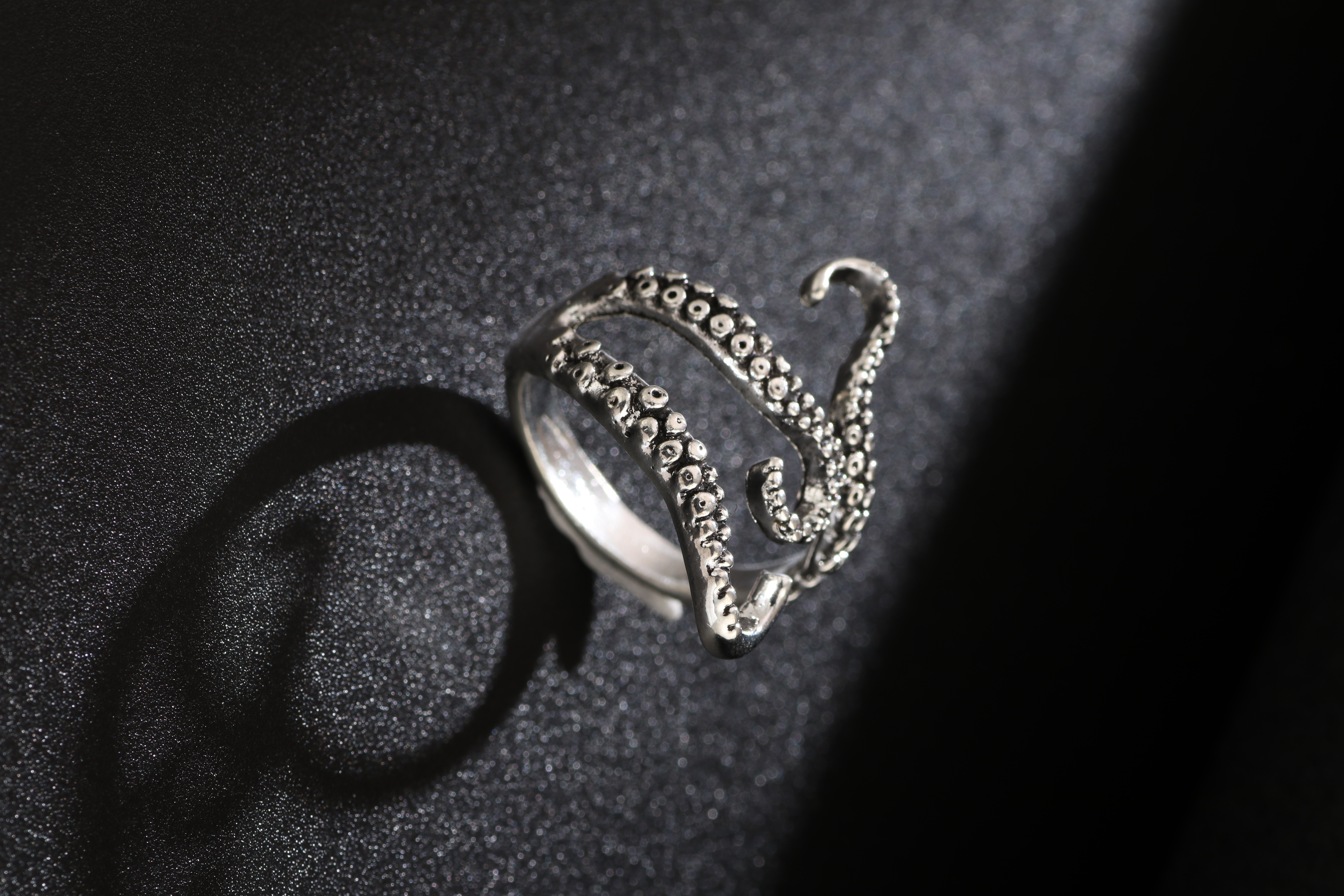 Casual Octopus Alloy Asymmetrical Unisex Open Ring 1 Piece