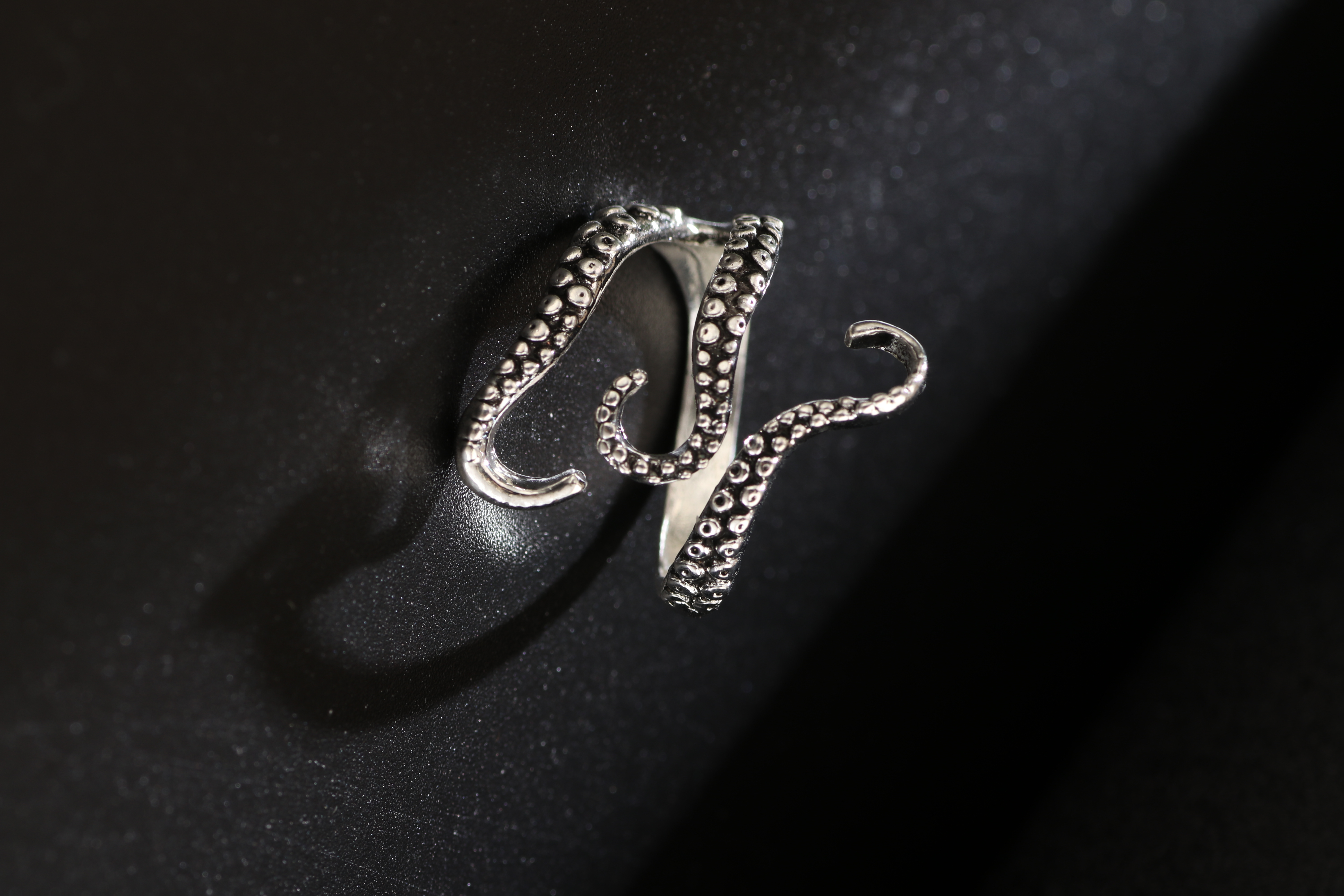 Casual Octopus Alloy Asymmetrical Unisex Open Ring 1 Piece