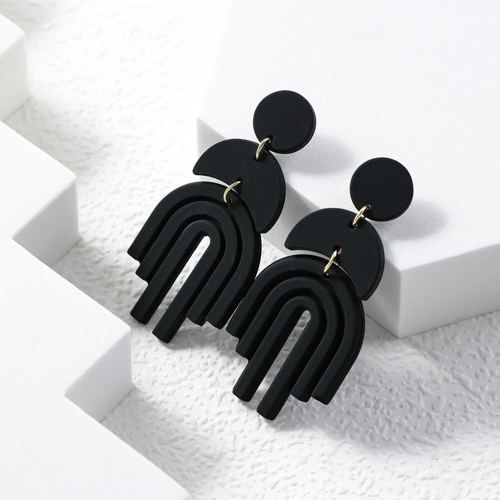 Fashion Geometric Arylic Alloy Womenu0027S Drop Earrings 1 Pair