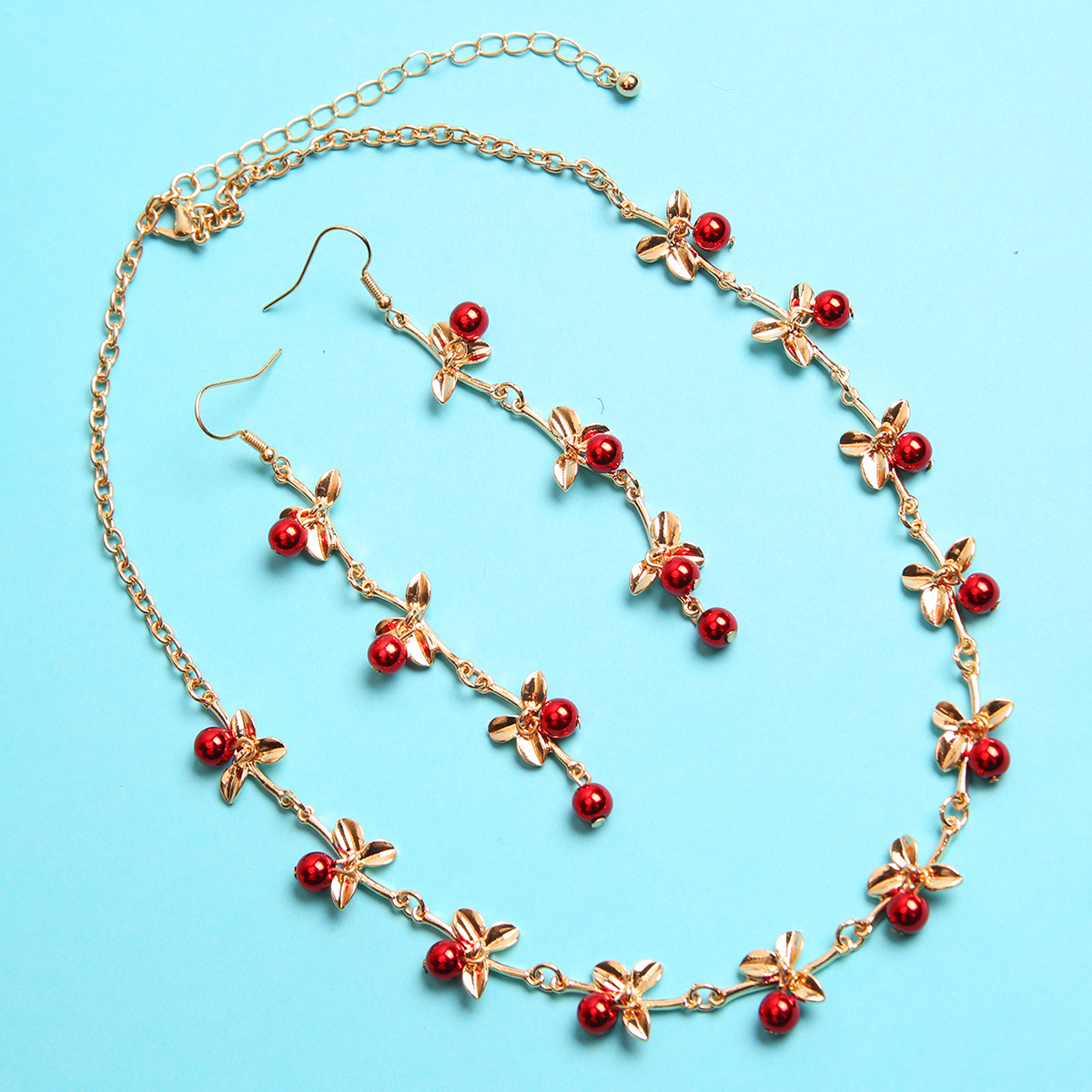 Fashion Petal Alloy Womenu0027S Jewelry Set 1 Set