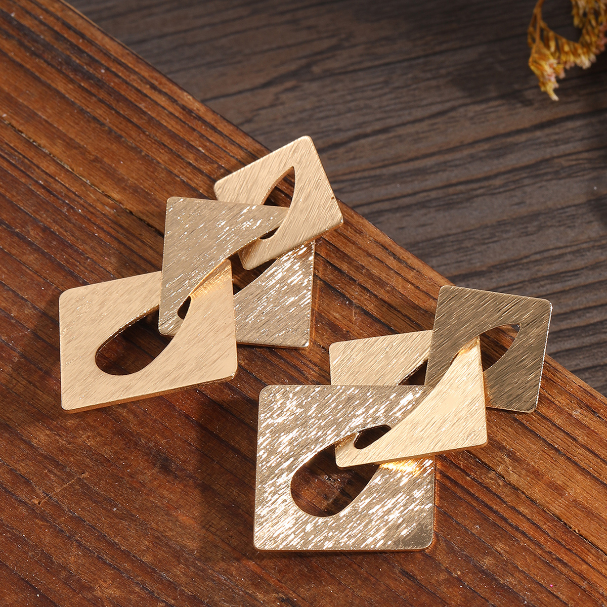 Fashion Square Alloy Womenu0027S Drop Earrings 1 Pair