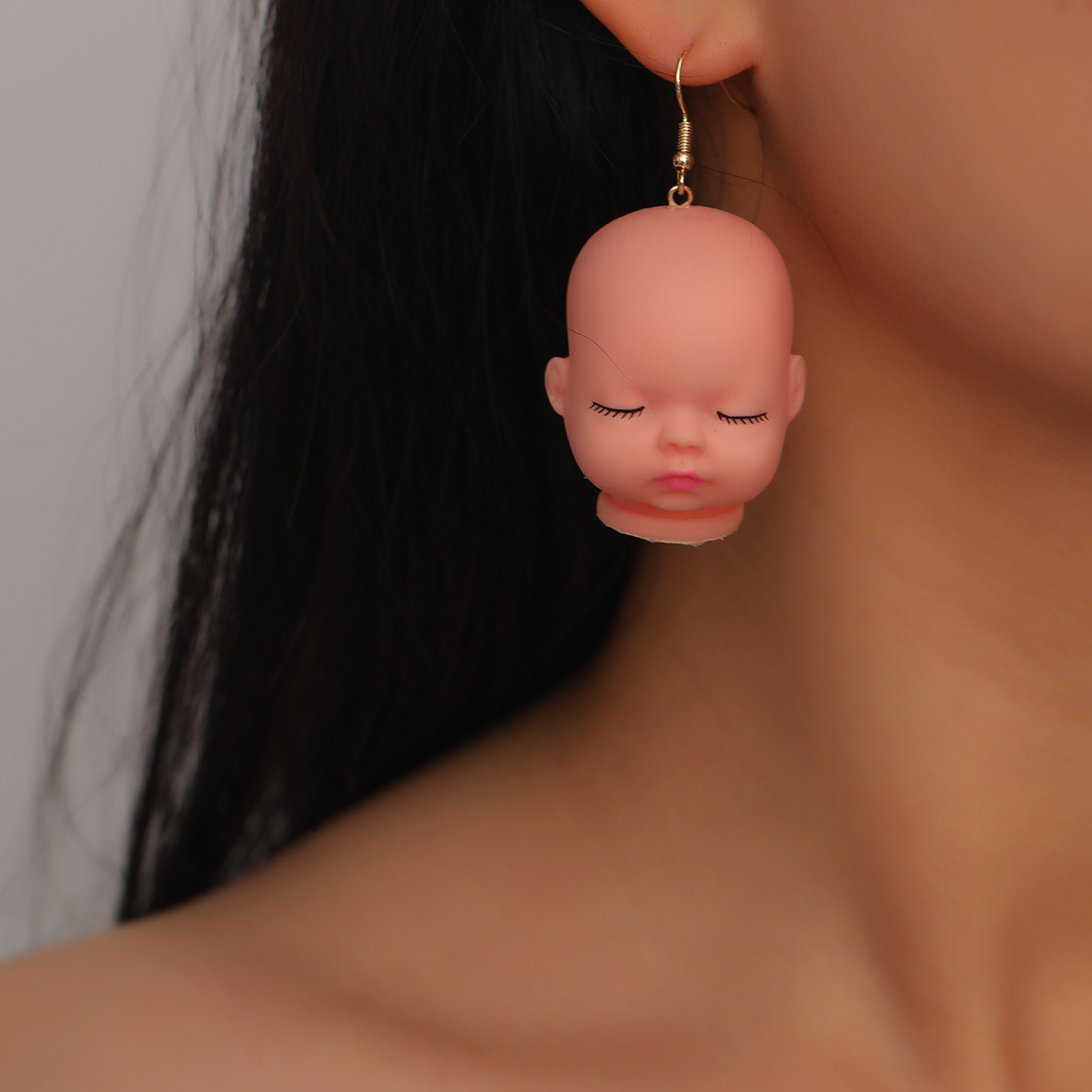 Cool Style Doll Silica Gel Womenu0027S Drop Earrings 1 Pair