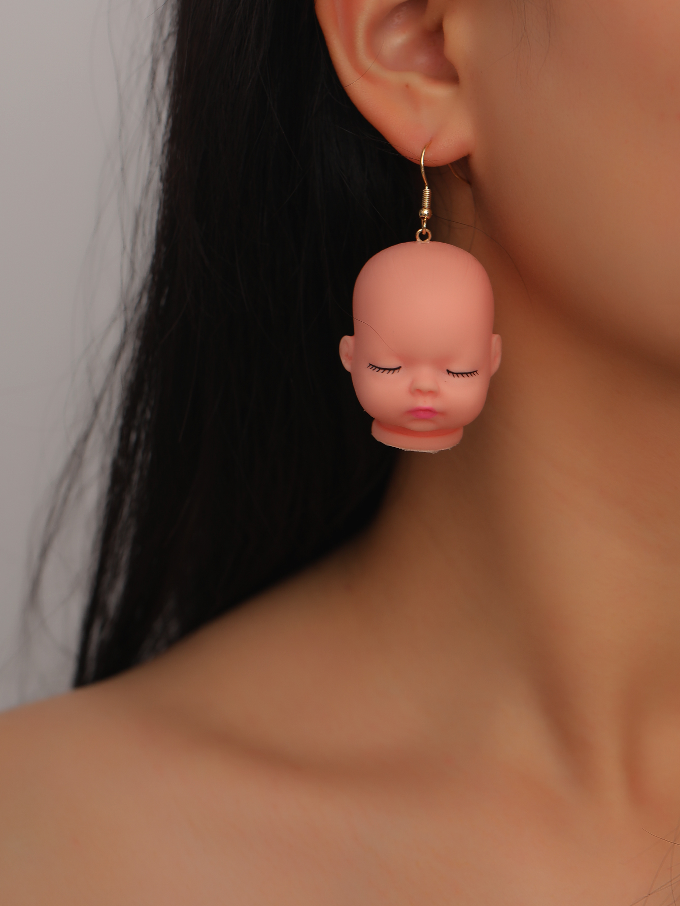 Cool Style Doll Silica Gel Womenu0027S Drop Earrings 1 Pair