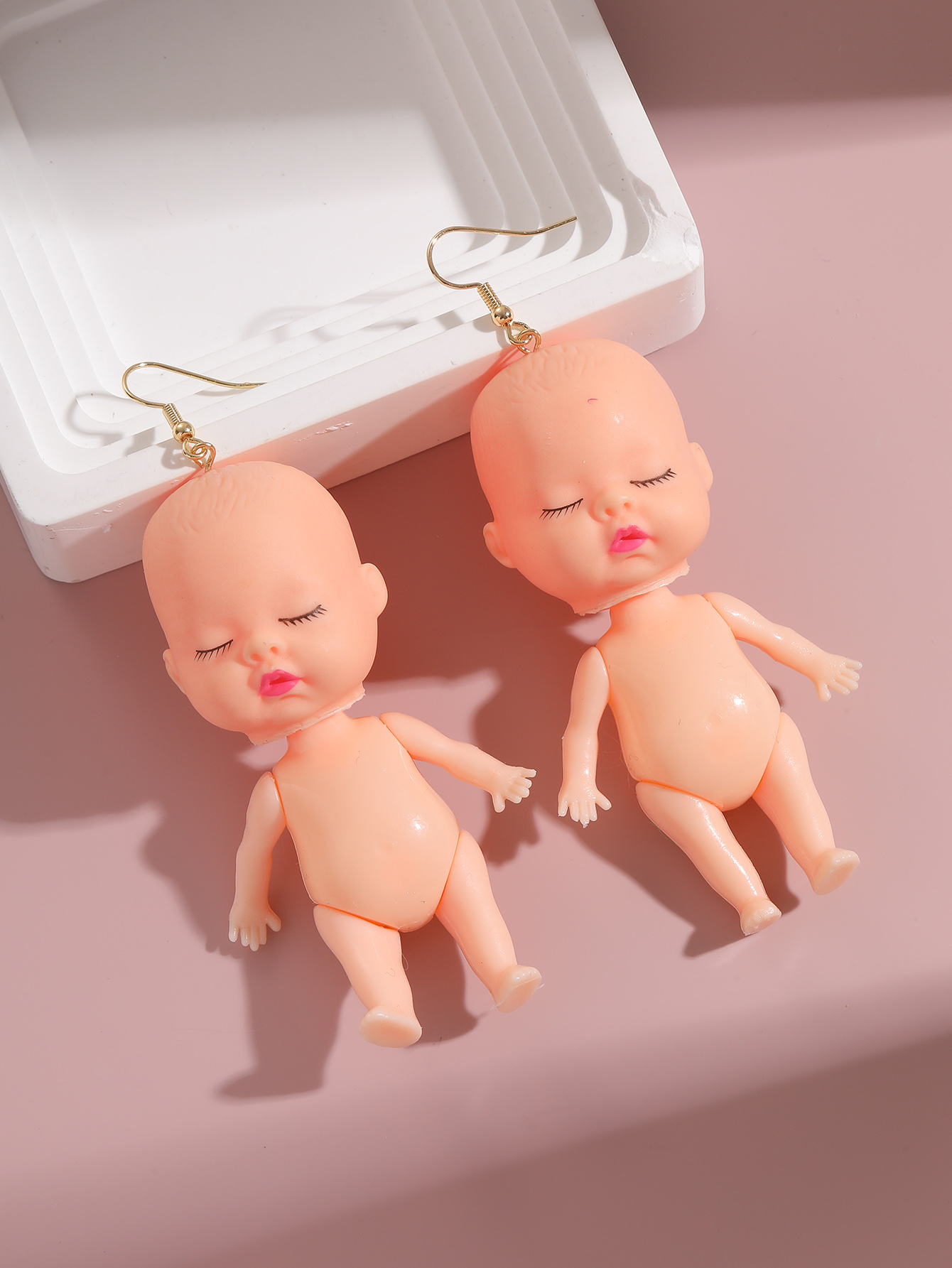 Fashion Doll Silica Gel Womenu0027S Drop Earrings 1 Pair