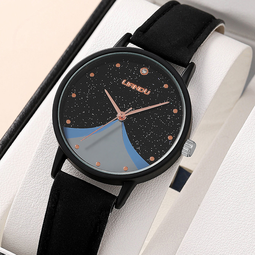 Fashion Solid Color Buckle Quartz Womenu0027s Watches