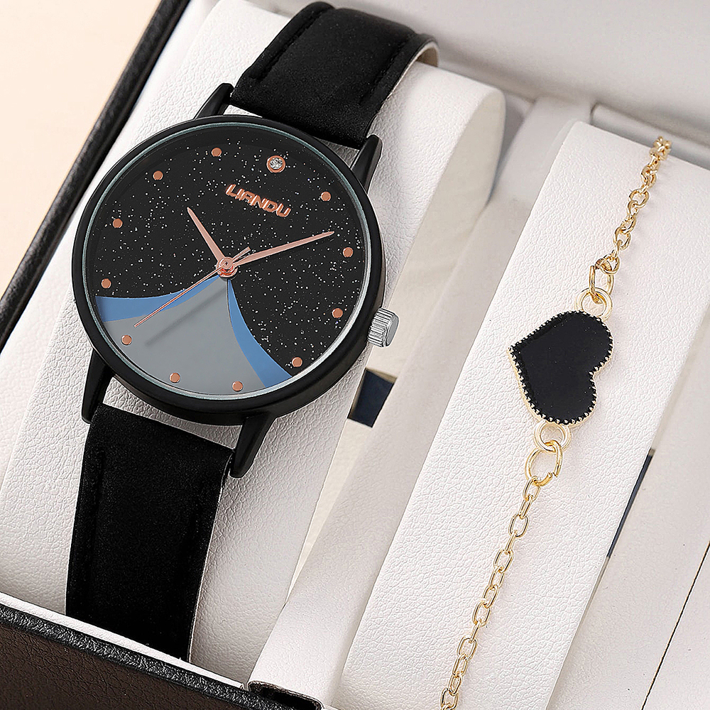 Fashion Solid Color Buckle Quartz Womenu0027s Watches