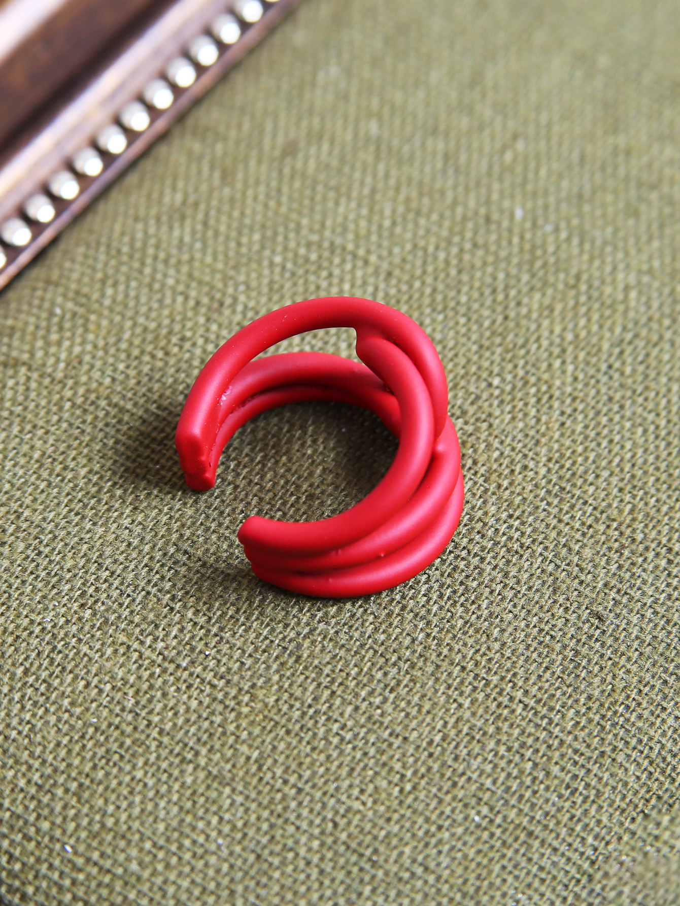 Simple Style Solid Color Alloy Womenu0027S Open Ring 1 Piece