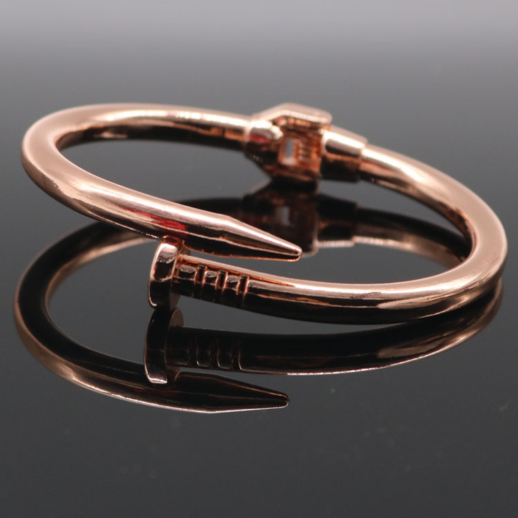 Simple Style Nail Alloy Plating Womenu0027S Bangle 1 Piece