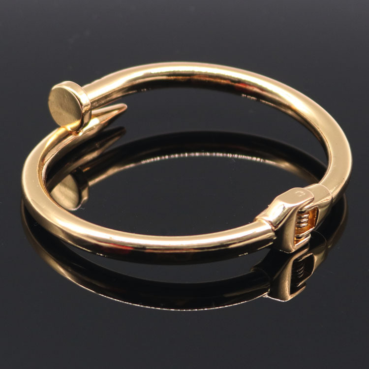 Simple Style Nail Alloy Plating Womenu0027S Bangle 1 Piece