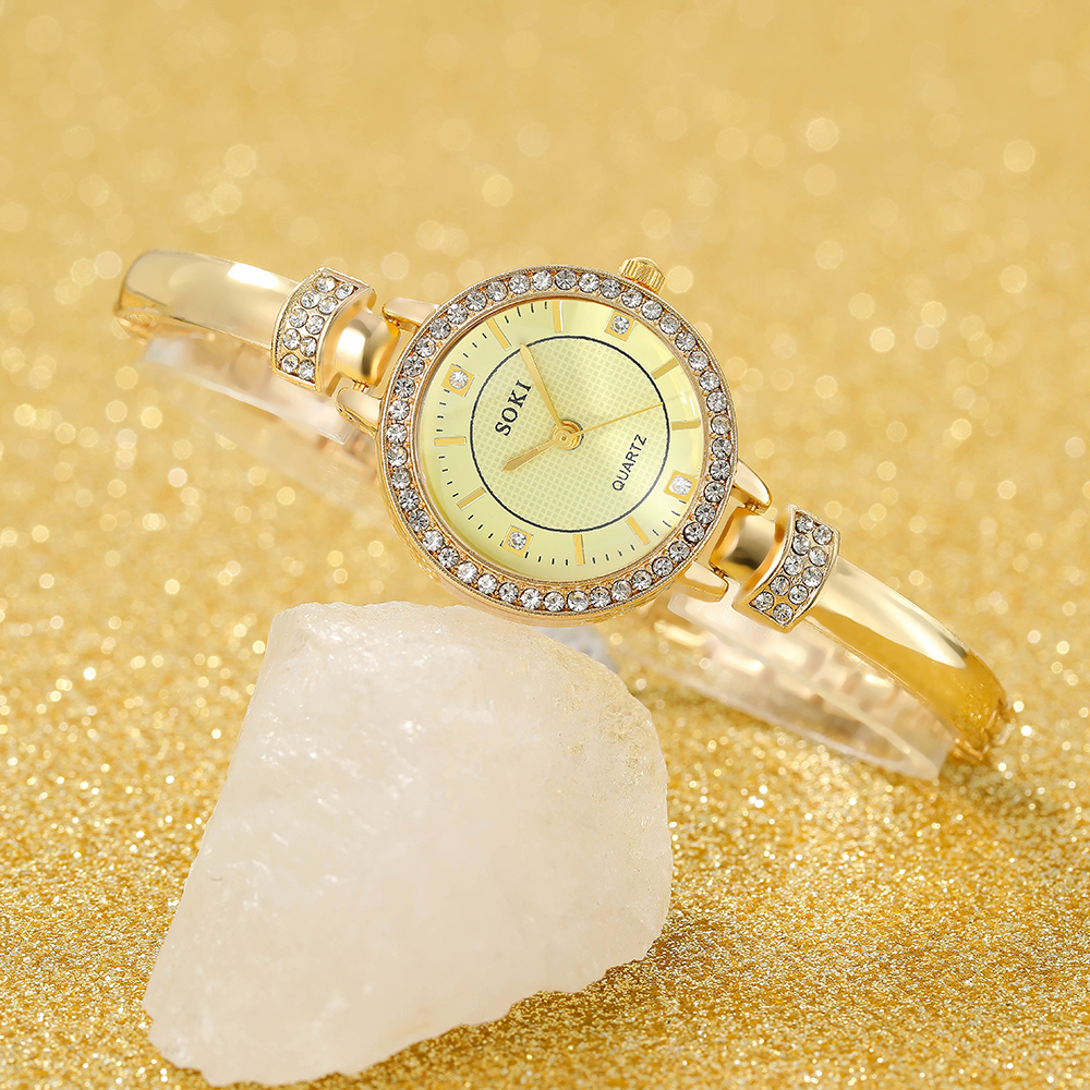 Fashion Solid Color Jewelry Buckle Quartz Womenu0027s Watches
