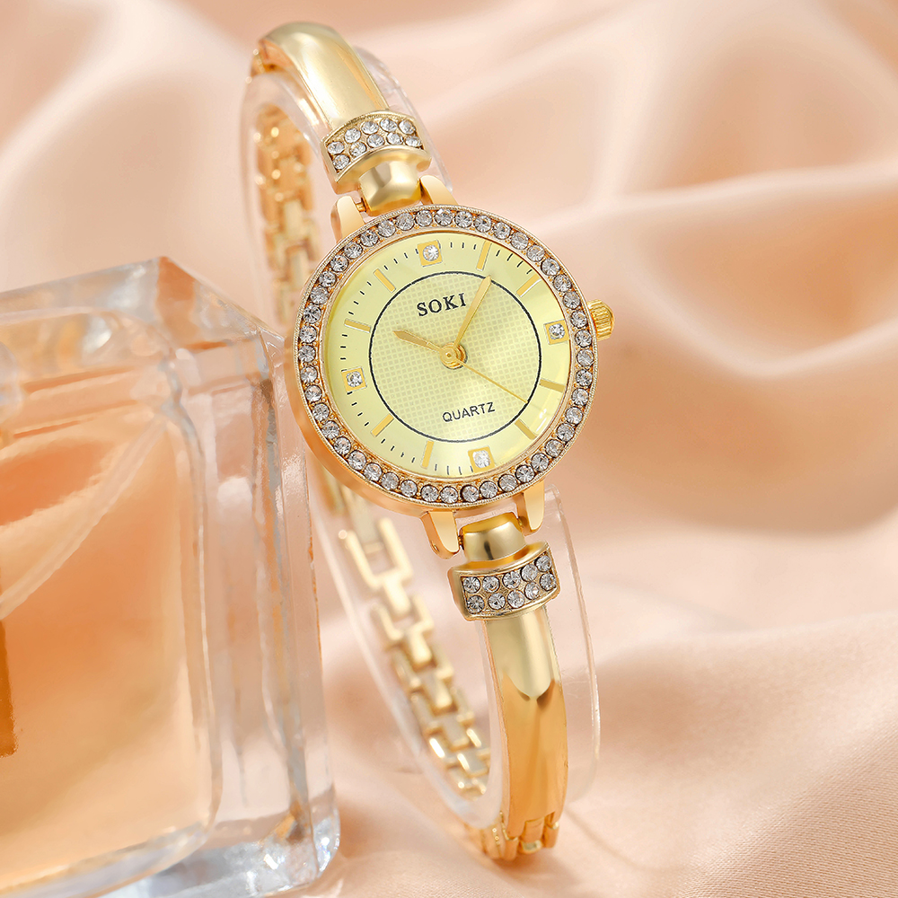 Fashion Solid Color Jewelry Buckle Quartz Womenu0027s Watches