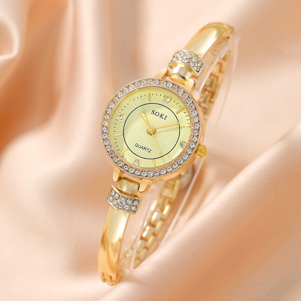 Fashion Solid Color Jewelry Buckle Quartz Womenu0027s Watches