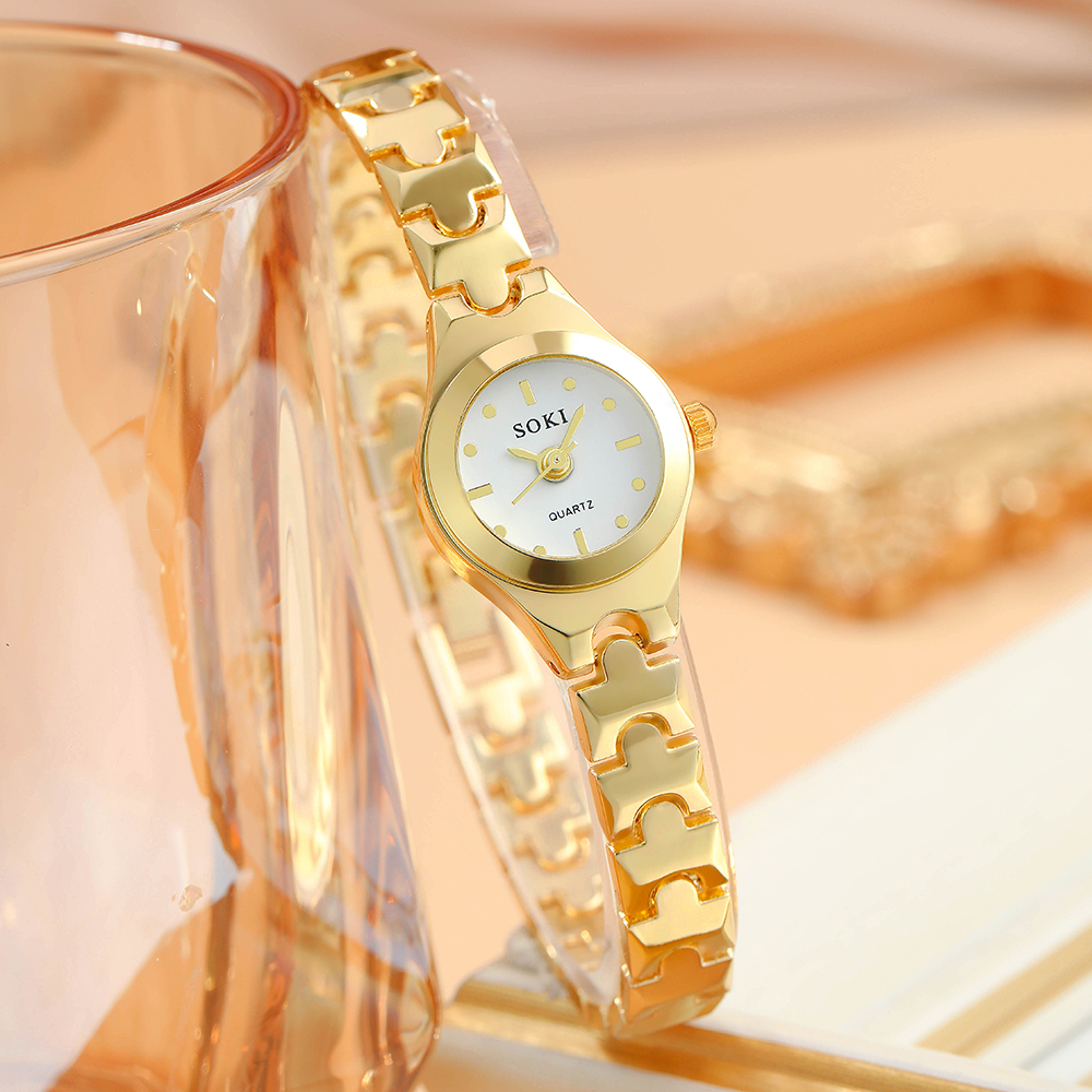 Fashion Solid Color Jewelry Buckle Quartz Womenu0027s Watches