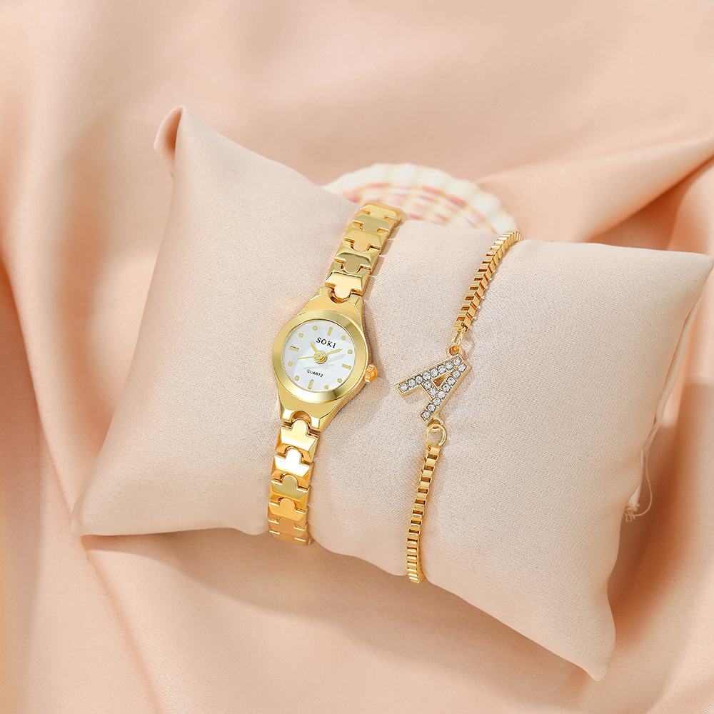 Fashion Solid Color Jewelry Buckle Quartz Womenu0027s Watches