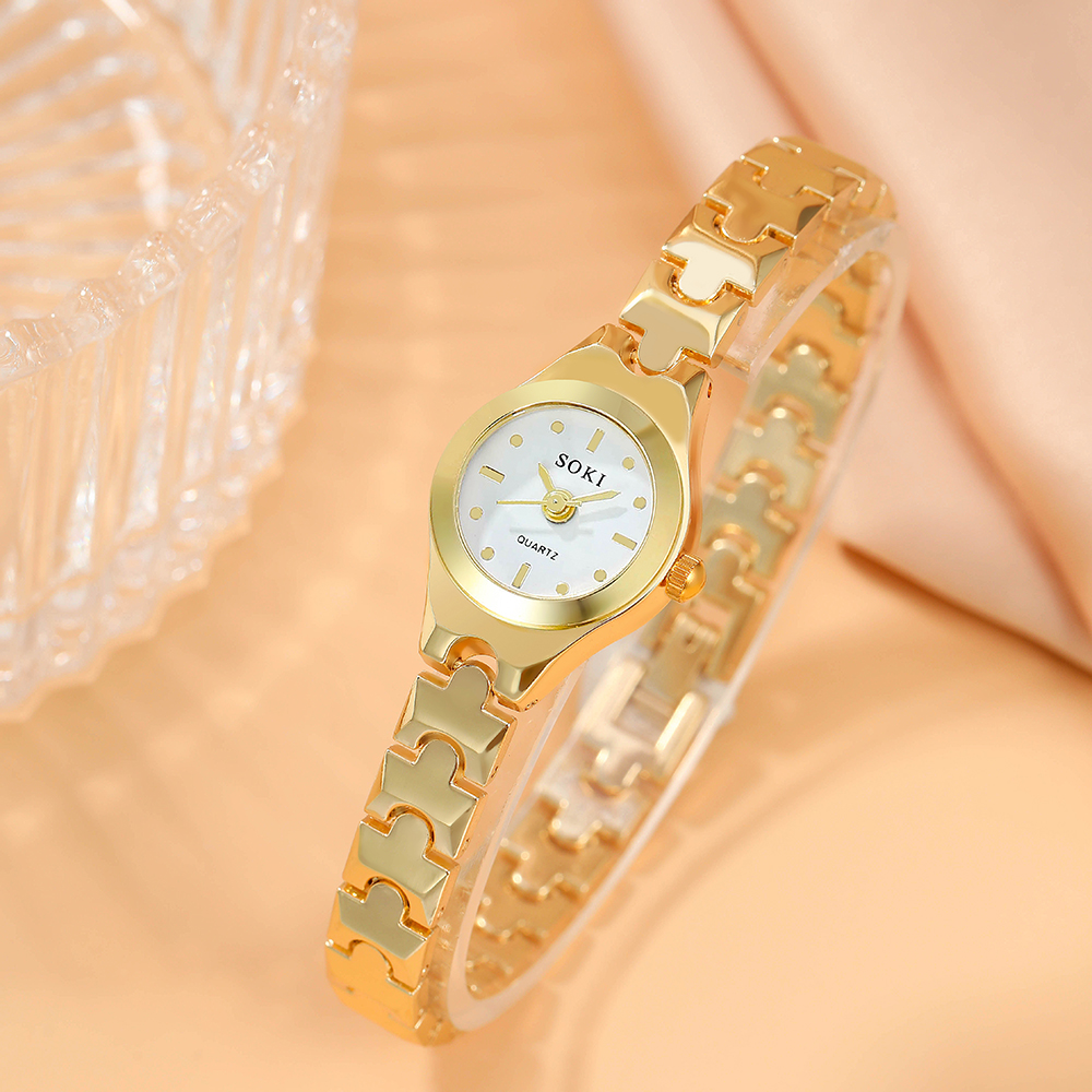 Fashion Solid Color Jewelry Buckle Quartz Womenu0027s Watches