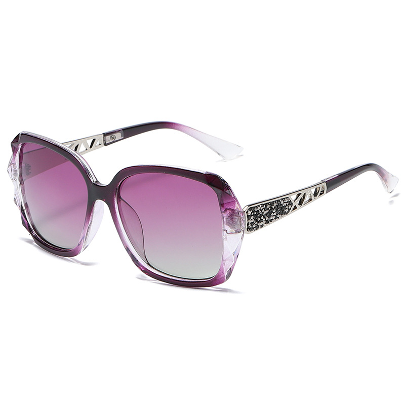 Fashion Solid Color Resin Square Full Frame Womenu0027s Sunglasses