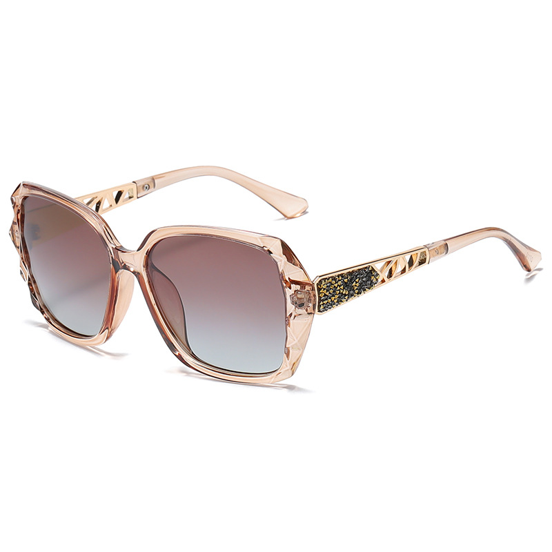 Fashion Solid Color Resin Square Full Frame Womenu0027s Sunglasses