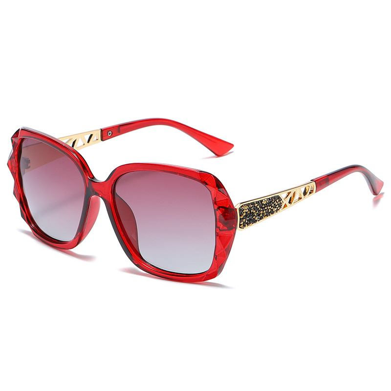 Fashion Solid Color Resin Square Full Frame Womenu0027s Sunglasses