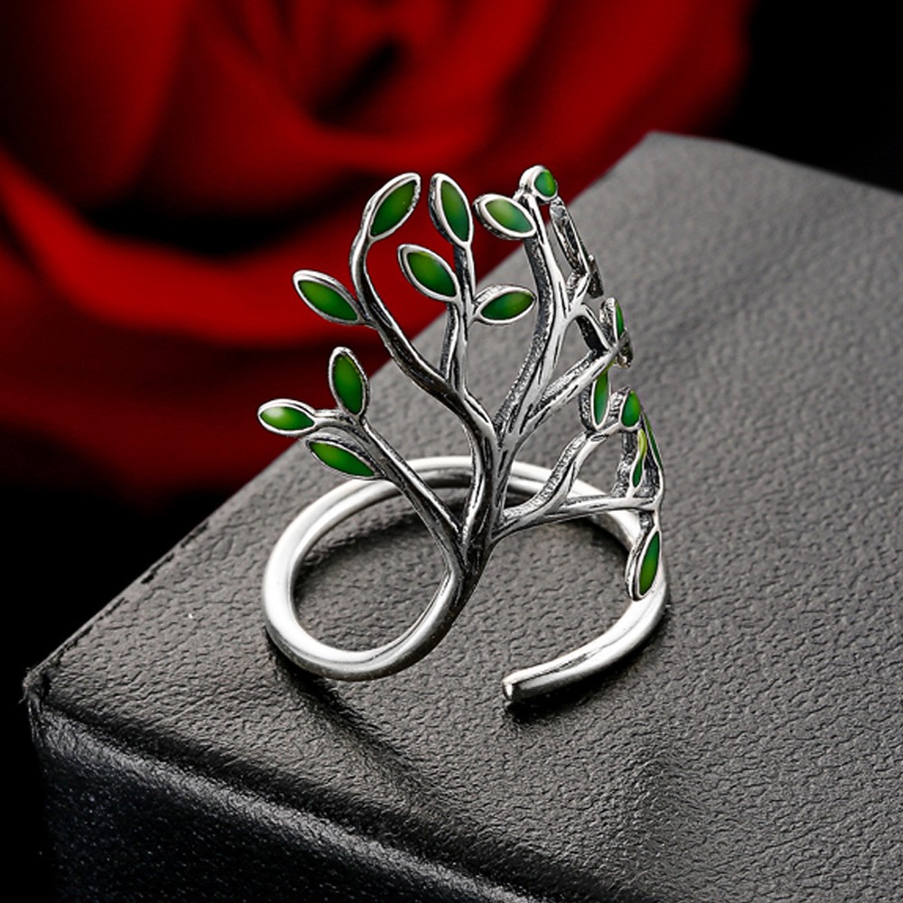 Fashion Tree Alloy Enamel Womenu0027S Open Ring 1 Piece