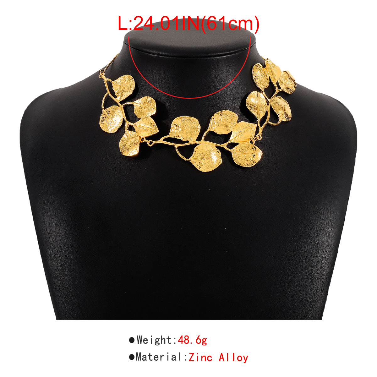 Fashion Leaf Alloy Plating Womenu0027S Choker 1 Piece