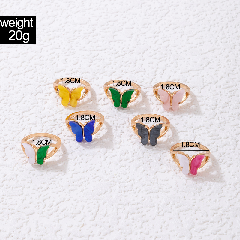 Fashion Butterfly Alloy Womenu0027S Rings