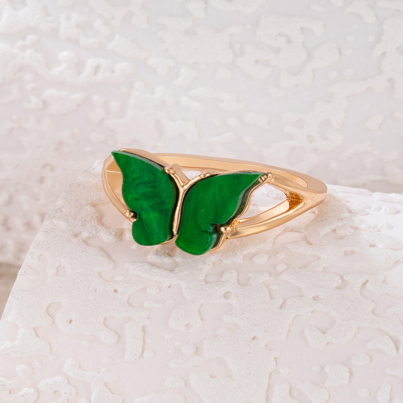 Fashion Butterfly Alloy Womenu0027S Rings