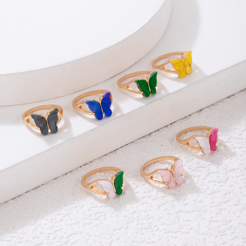 Fashion Butterfly Alloy Womenu0027S Rings